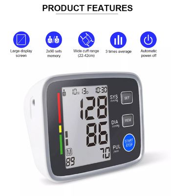 Monitor Bluetooth de la presión arterial de Digitaces del Sphygmomanometer
