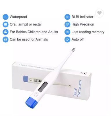 Termómetro impermeable oral de Digitaces del termómetro oral electrónico de la temperatura
