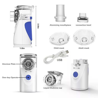 Inhalador portátil Mesh Nebulizer Machine del PDA de la máquina del nebulizador