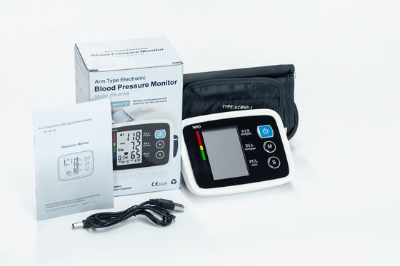 OEM del Sphygmomanometer de la máquina de Digitaces BP del monitor de la presión arterial del brazo del CE 510K