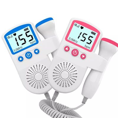Monitor fetal de Doppler del detector del corazón del bebé del ultrasonido de la mujer embarazada