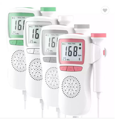 El hospital del OEM trabaja a máquina el monitor de corazón fetal fetal portátil de Doppler de las mujeres embarazadas