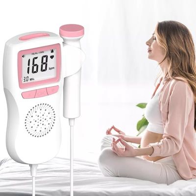 El hospital del OEM trabaja a máquina el monitor de corazón fetal fetal portátil de Doppler de las mujeres embarazadas
