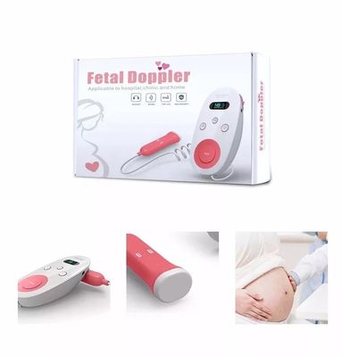 El monitor de corazón fetal casero maternal de Doppler mide al bebé infantil Doppler fetal del latido del corazón