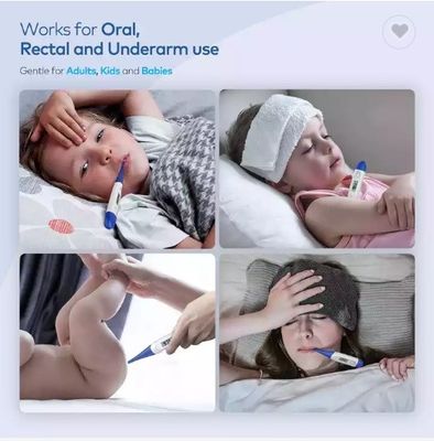 Termómetro rectal de la temperatura de Digitaces de los adultos de los niños de los bebés del axila oral de la fiebre