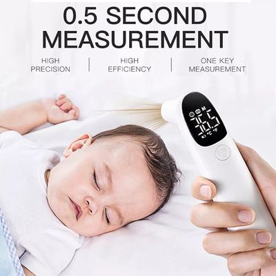 No termómetro médico infrarrojo del termómetro de la temperatura de Digitaces de la frente del oído del contacto