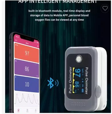 Oxímetro recargable del pulso del PDA de la yema del dedo de Bluetooth del oxímetro pediátrico adulto del recién nacido