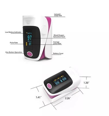 Oxímetro portátil del pulso del oxímetro del pulso de la yema del dedo de Oled Spo2 de la extremidad del finger de Digitaces