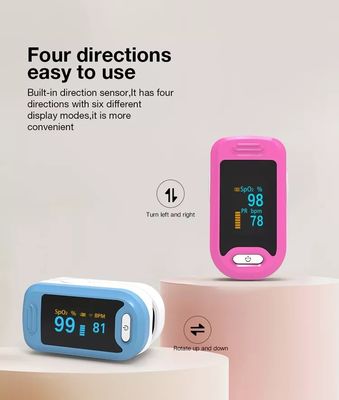 Oxímetro del pulso del finger del oxímetro del sensor del CE SPO2 con el OEM de la exhibición de OLED