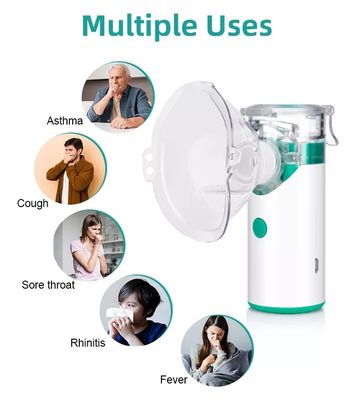 Inhalador ultrasónico Mesh Nebulizer For Children portátil del PDA recargable del Usb