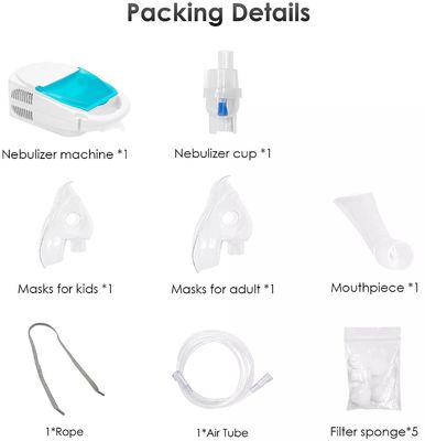OEM médico portátil del compresor de la máquina portátil del nebulizador del asma del CE