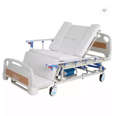 Cama del oficio de enfermera de los cuidados en casa del hospital Multifunction Cama De Manual Medical con el retrete