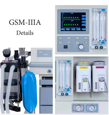 Máquina portátil de Anasthetic Anasthesia de la anestesia del equipamiento médico del hospital ICU
