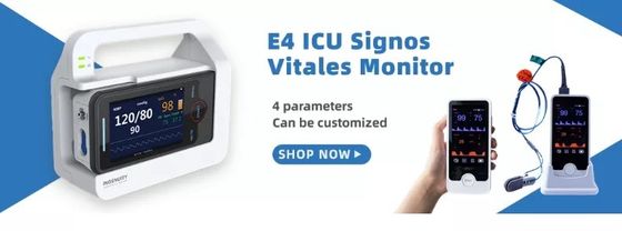 Monitor paciente NIBP del Vitals de E4 del parámetro multi portátil del monitor para la cabecera del hospital