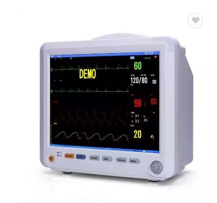12 monitor multi del parámetro ICU del monitor del monitor paciente ETCO2 SPO2 ECG del multiparámetro de la pulgada