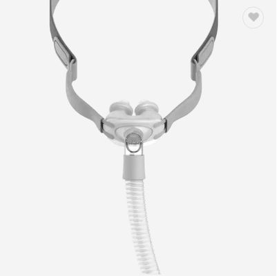 Amortiguador nasal auto de la máscara de la almohada del silicón de la máscara nasal doble CPAP de las máscaras CPAP