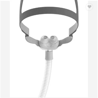 Amortiguador nasal auto de la máscara de la almohada del silicón de la máscara nasal doble CPAP de las máscaras CPAP