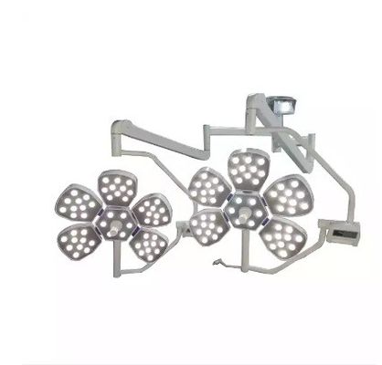 La forma ligera quirúrgica de la flor del LED llevó la lámpara de funcionamiento Shadowless de la bóveda doble ligera de la operación