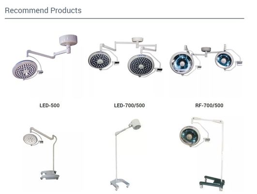 La luz quirúrgica del LED llevó la lámpara de funcionamiento Shadowless de la bóveda doble ligera de la operación