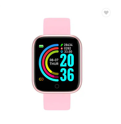 Smartwatch elegante del monitor D20 del deporte del ritmo cardíaco de la presión arterial del reloj