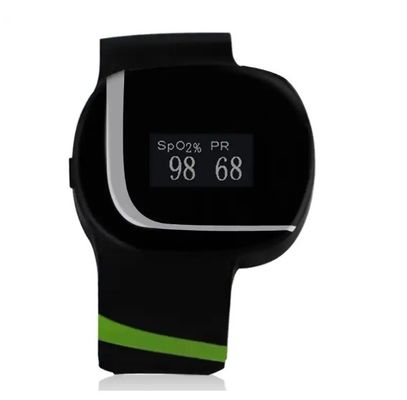 tipo oxímetro elegante del reloj del pulso de la muñeca del wifi SpO2 de la presión arterial de IPX1 con la ayuda del App