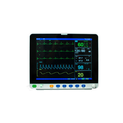 Vital Signs Patient Monitor 15 cabecera médica Nibp SPO2 Ecg del multiparámetro ICU de la pulgada