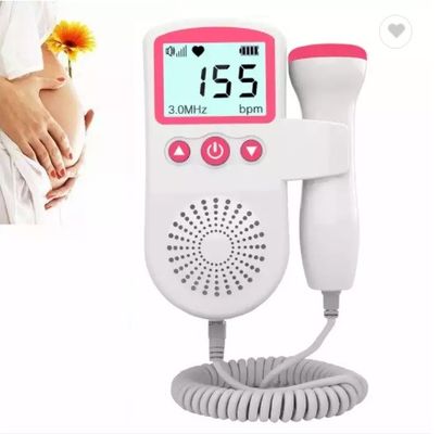 Latido del corazón fetal embarazada Doppler del latido del corazón del detector del embarazo casero ultrasónico del monitor
