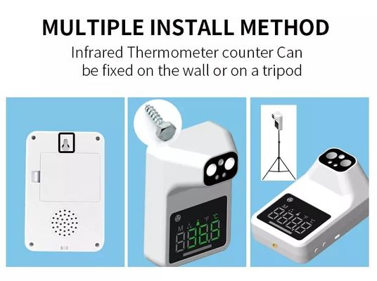 De Digitaces termómetro infrarrojo de la pared de Digitaces de la temperatura del termómetro del cuerpo del contacto no