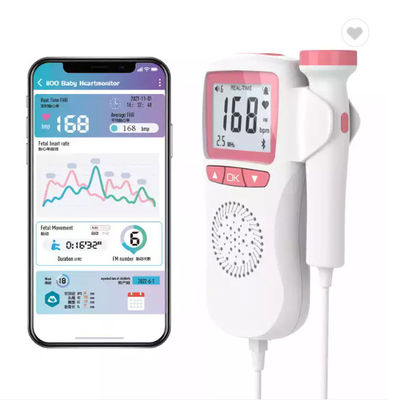 Corazón portátil fetal Rate Monitor Ultrasonic Fetal Doppler del bebé de Doppler del bolsillo